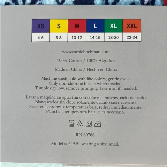 Midnight by Carole Hochman Women's Light Blue Pajama Set nwt 4-piece - Picture 7 of 9